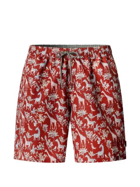 Hackett London safari print swim shorts
