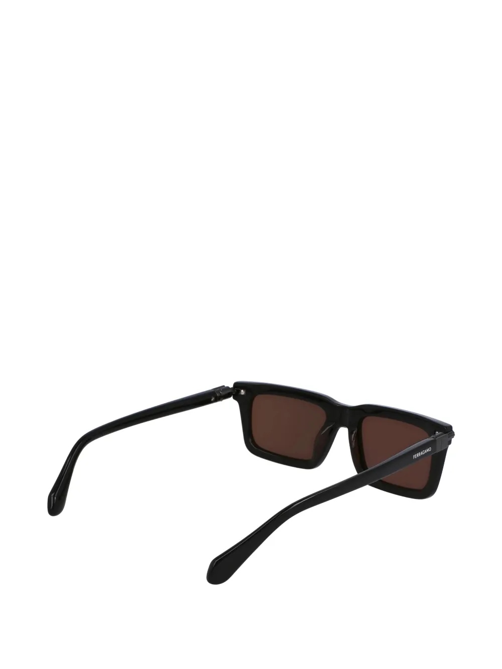 Ferragamo Rectangle-frame Sunglasses In Black