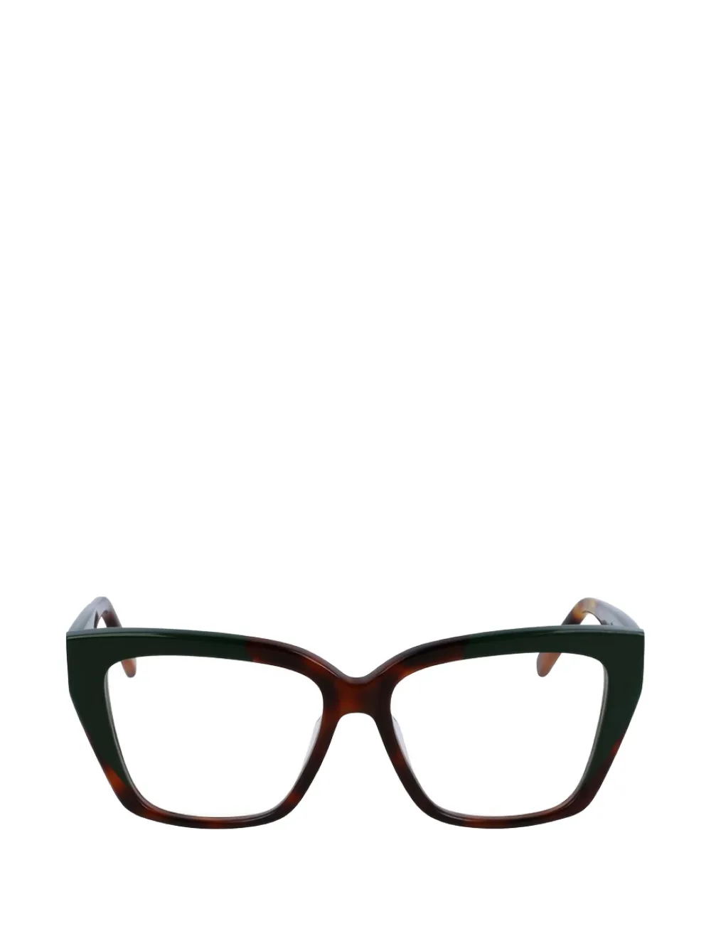 Ferragamo cat-eye frame glasses - Verde