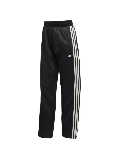 adidas pantalones con motivo de rayas y logo bordado