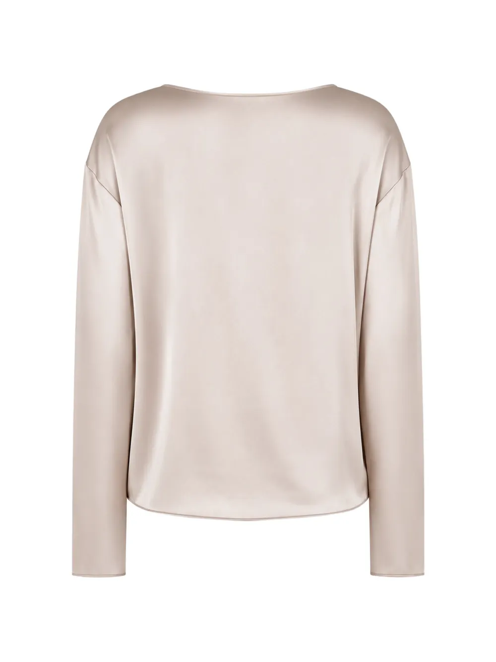 Emporio Armani Satijnen blouse Beige