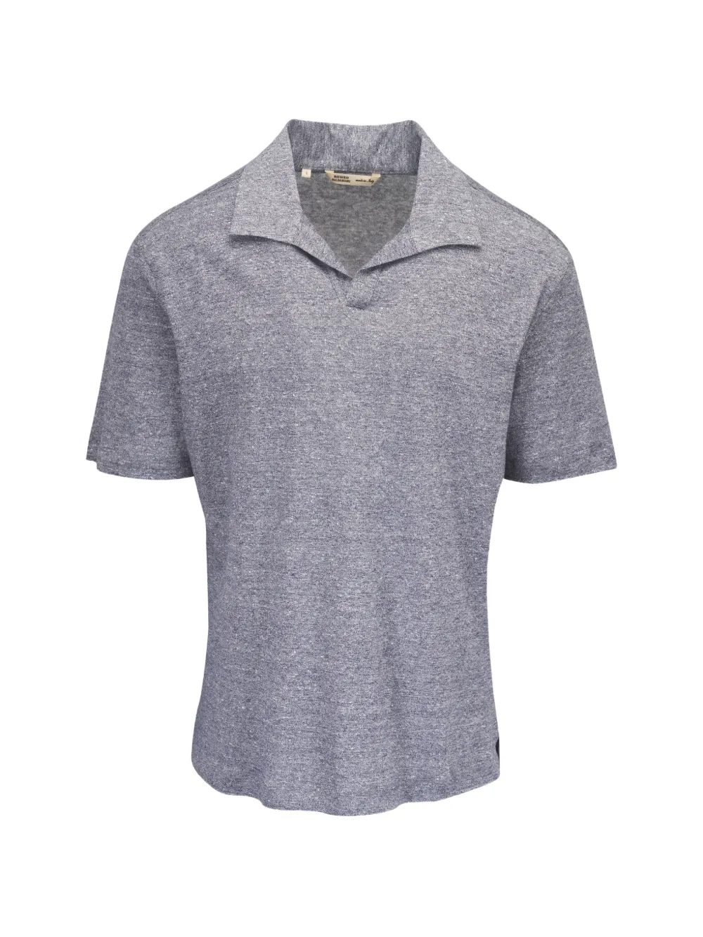 Maurizio Baldassari short-sleeved knit polo shirt - Grau