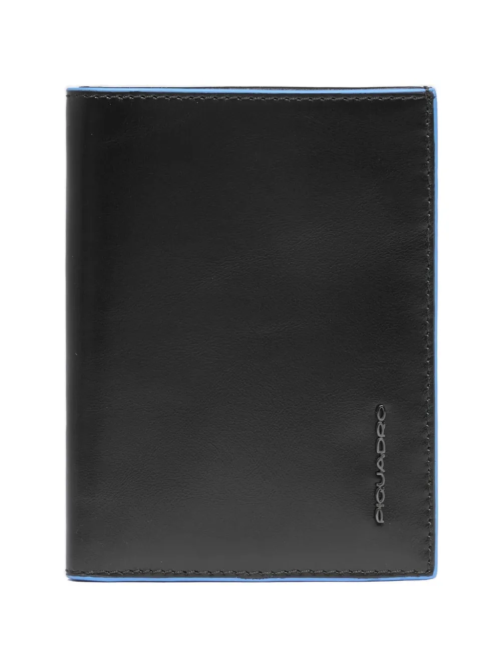 PIQUADRO logo-lettering contrast-trim wallet - Nero