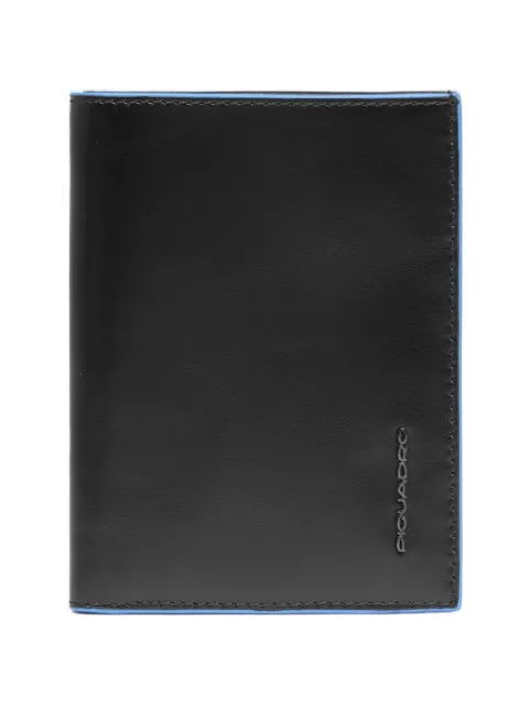 PIQUADRO logo-lettering contrast-trim wallet