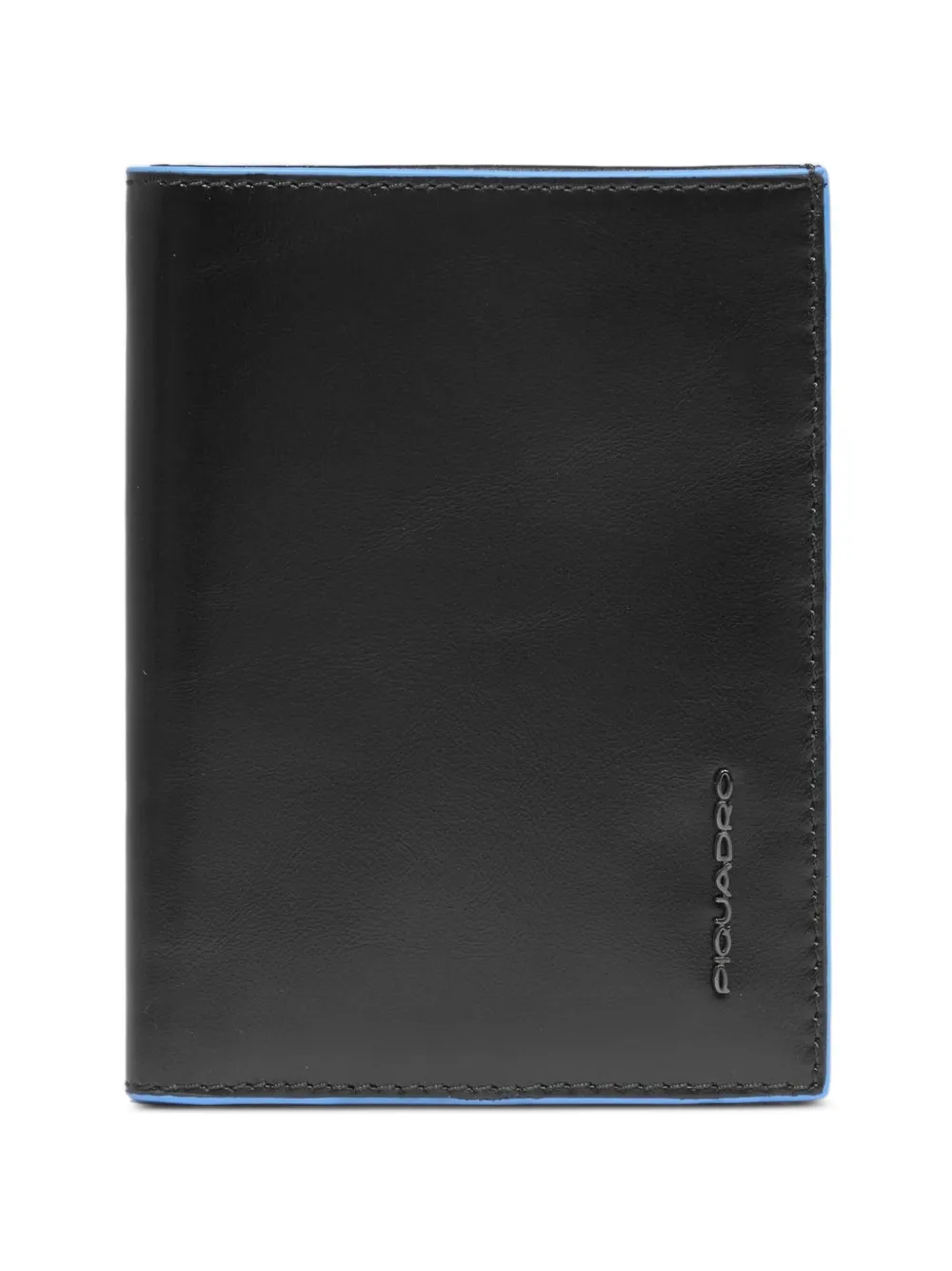 PIQUADRO logo-lettering contrast-trim wallet - Nero