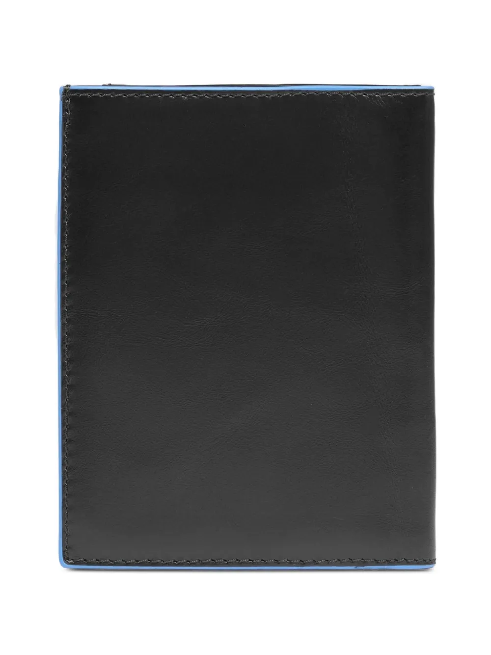 PIQUADRO Portemonnee met contrasterende afwerking en logo Zwart