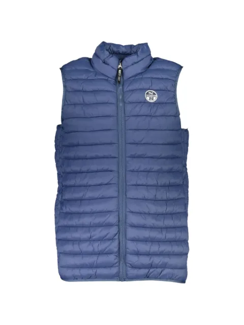 North Sails quilted logo-patch gilet