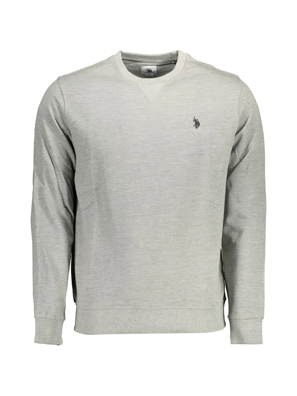 U.S. POLO ASSN. logo-embroidered crew-neck sweatshirt