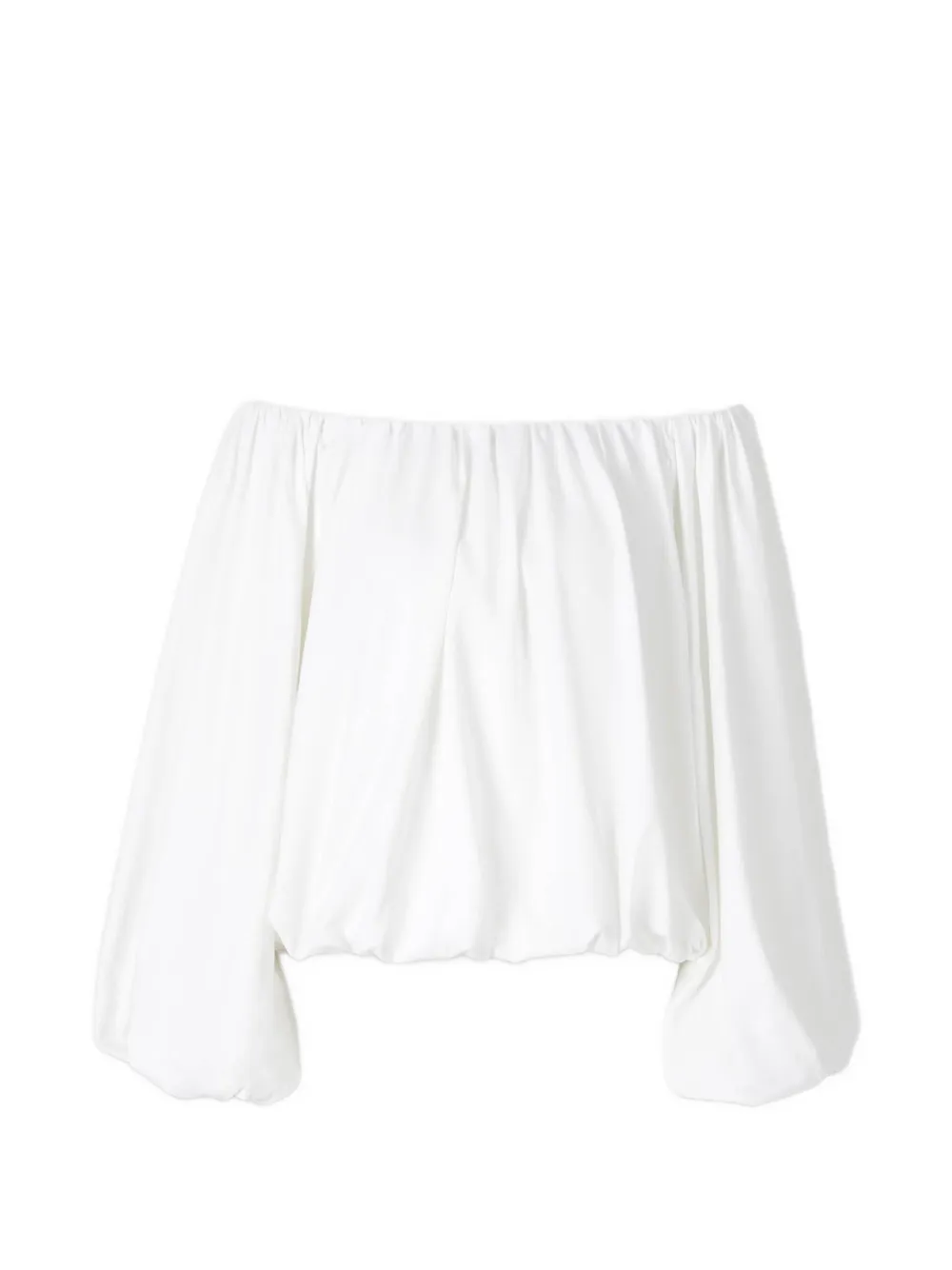 Dorothee Schumacher off-shoulder balloon blouse - Bianco