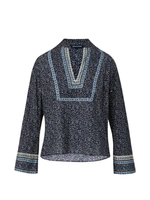 Veronica Beard Blusa Cyra com estampa floral