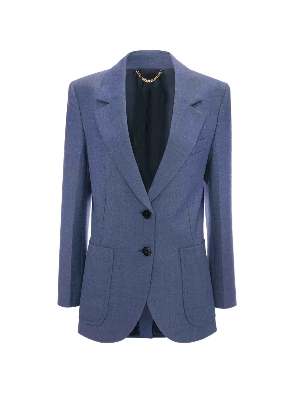 Victoria Beckham Katherine single-breasted wool blazer - Blu