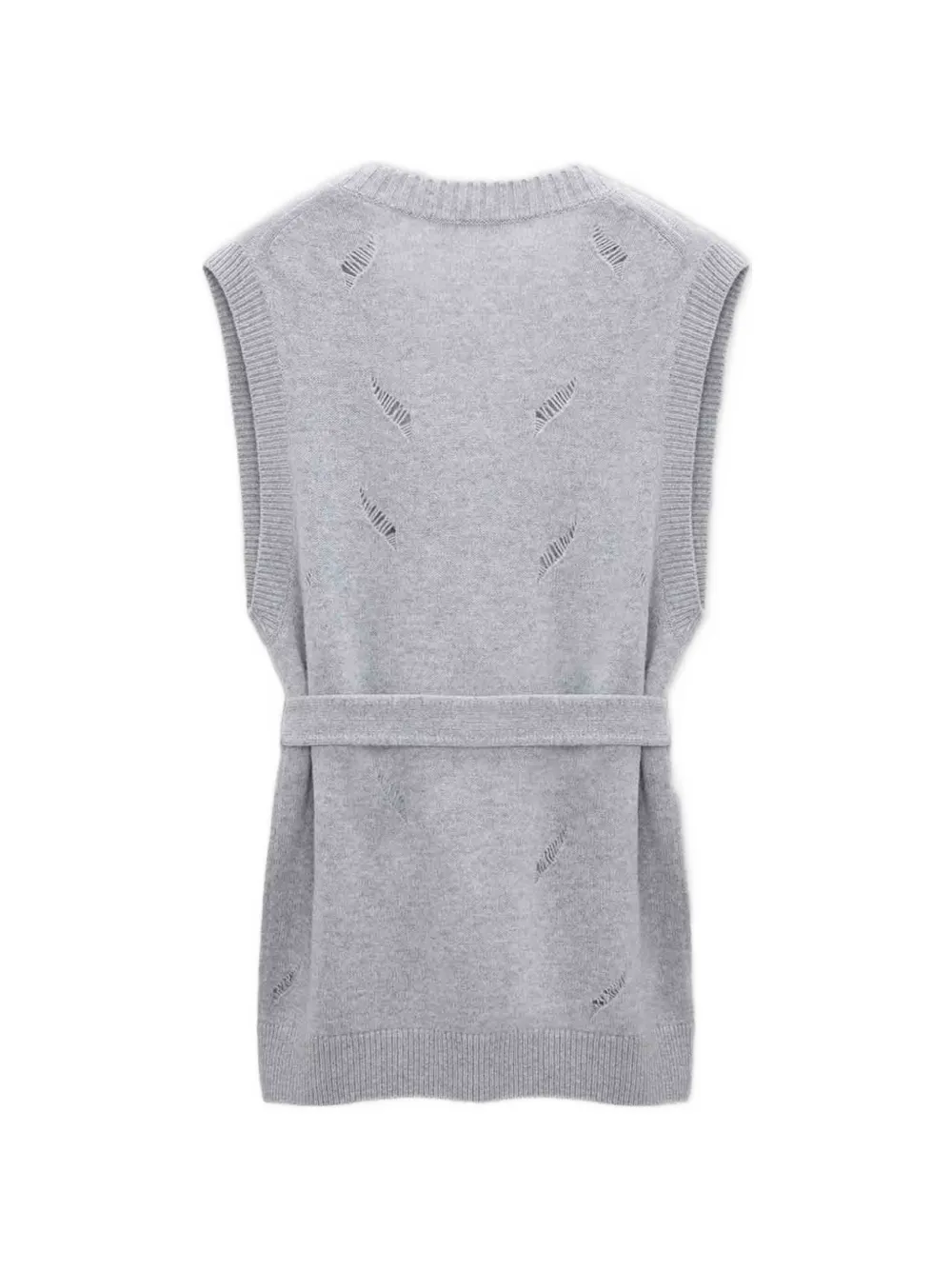 Dorothee Schumacher Blooming Statements mouwloos vest met geborduurde bloemen Grijs