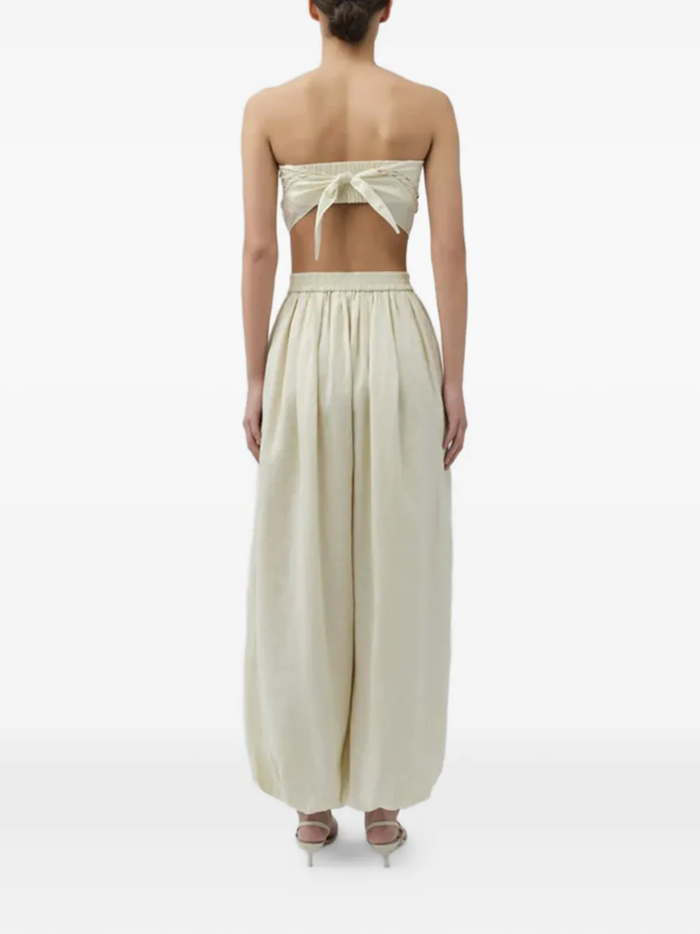 SIMKHAI Selah palazzo broek Beige