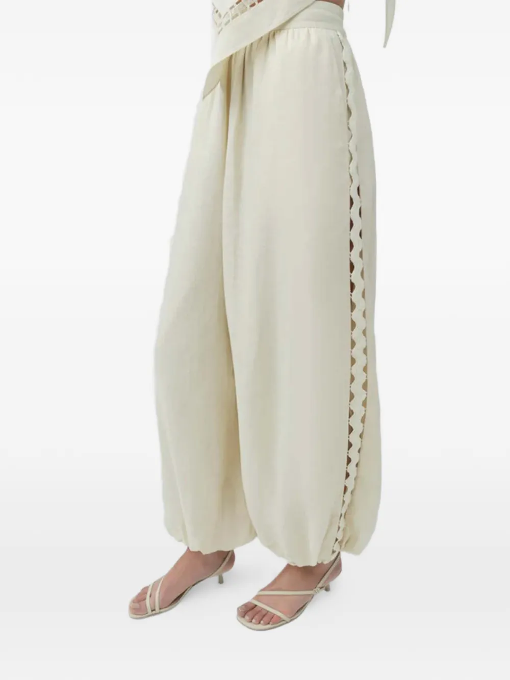 SIMKHAI Selah palazzo broek Beige