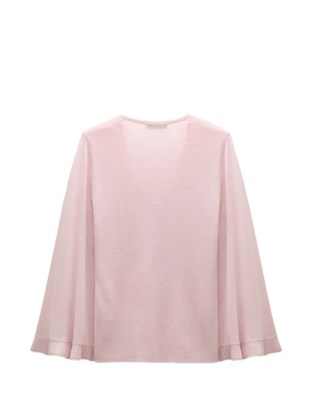 Dorothee Schumacher Refined Essentials trui met flared mouwen en veters Roze
