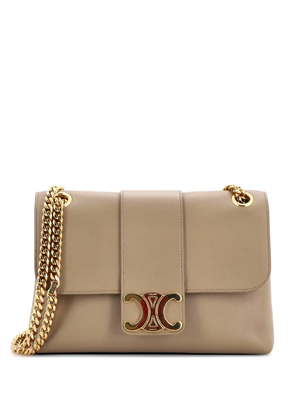 Celine Pre-Owned Victoire Flap Leather Teen shoulder bag - Toni neutri