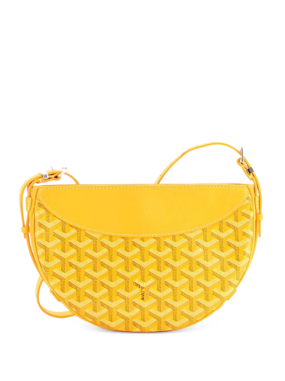 Goyard Pre-Owned Hirondelle Schultertasche aus Canvas und Leder - Orange