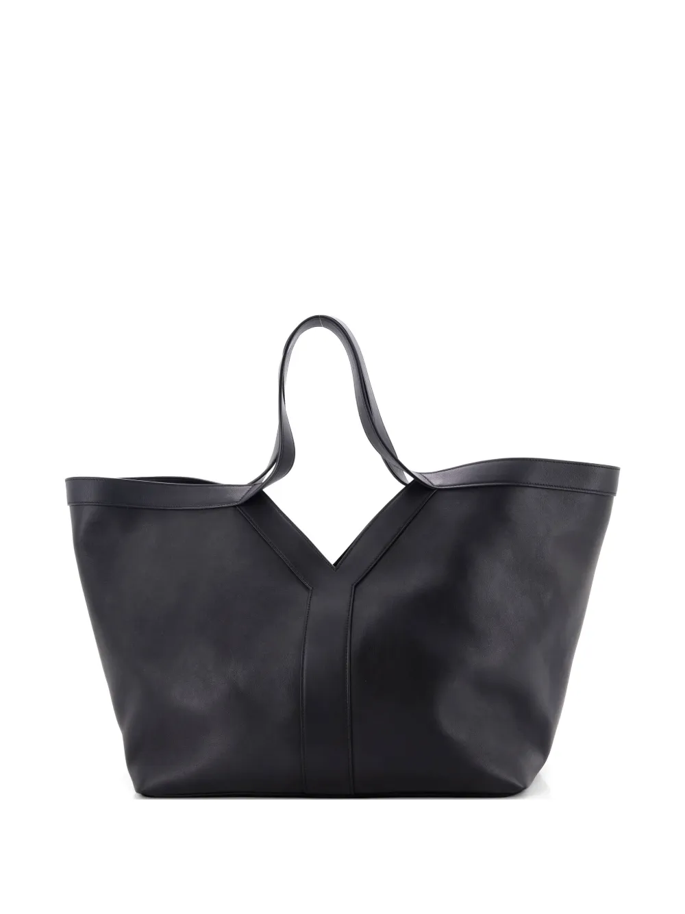 Saint Laurent Pre-Owned Y Leather Medium tote bag - Black