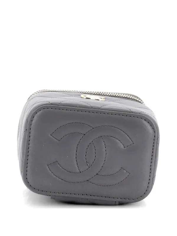 CHANEL Pre-Owned クラシック トップハンドル バニティケース ウィズ 