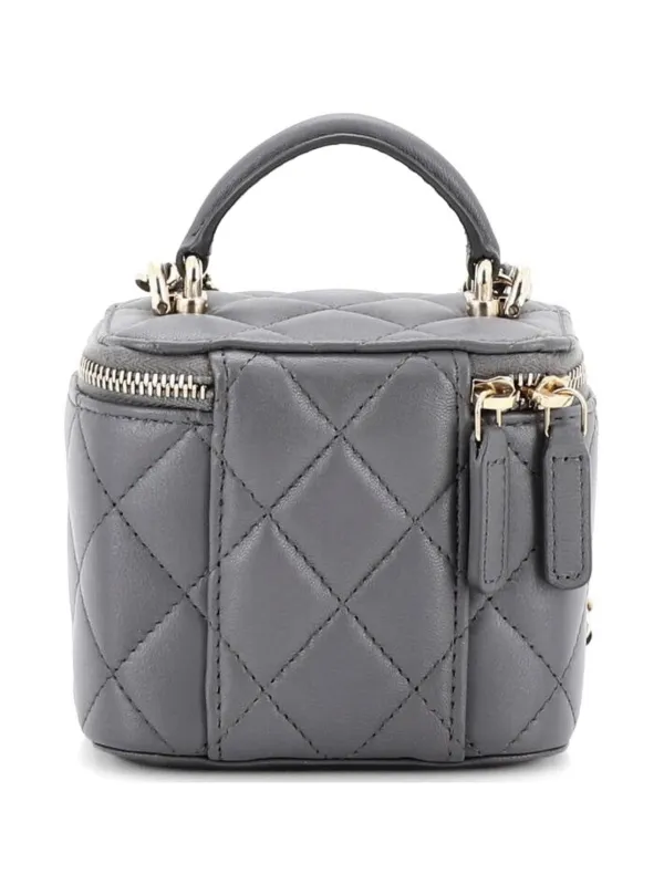 CHANEL Pre-Owned クラシック トップハンドル バニティケース ウィズ