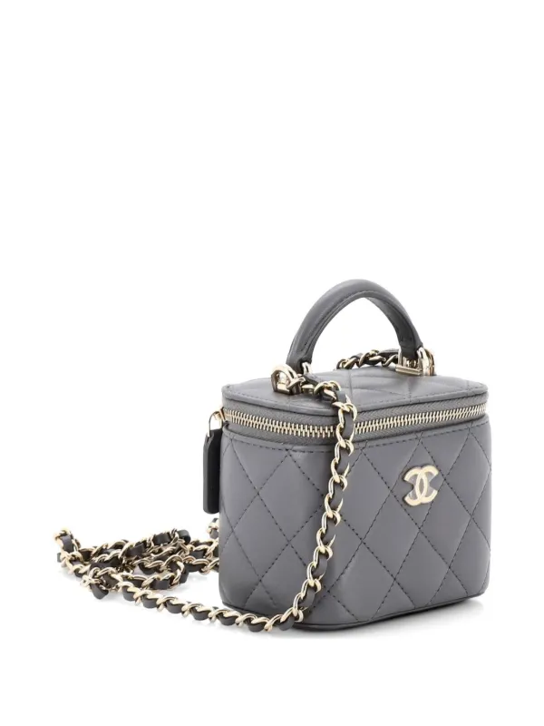 CHANEL Pre-Owned クラシック トップハンドル バニティケース ウィズ 