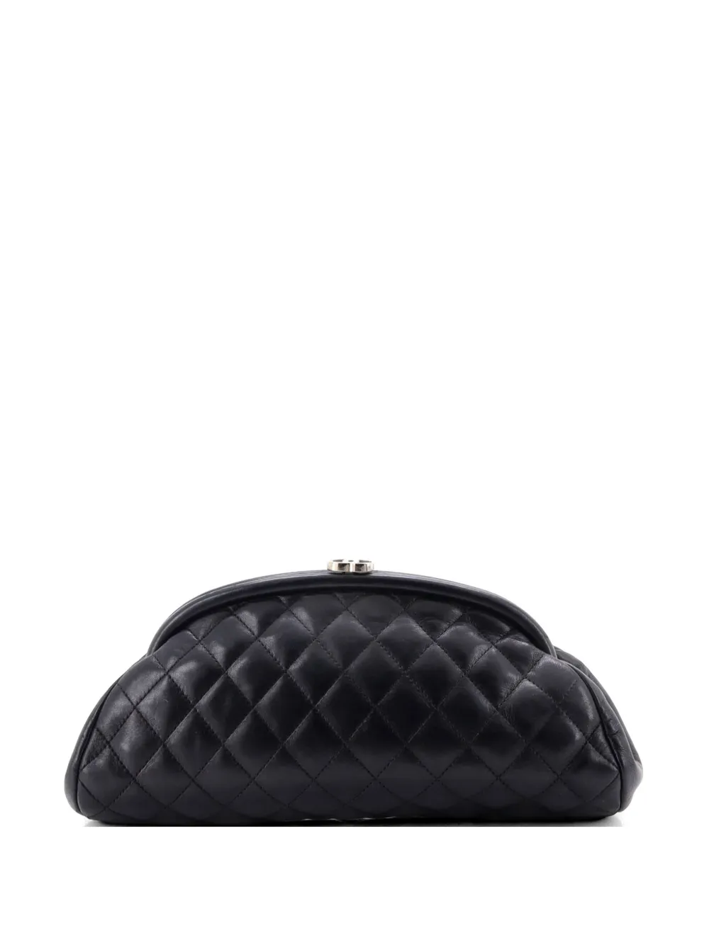 CHANEL Pre-Owned Timeless Quilted Lambskin clutch bag - Black