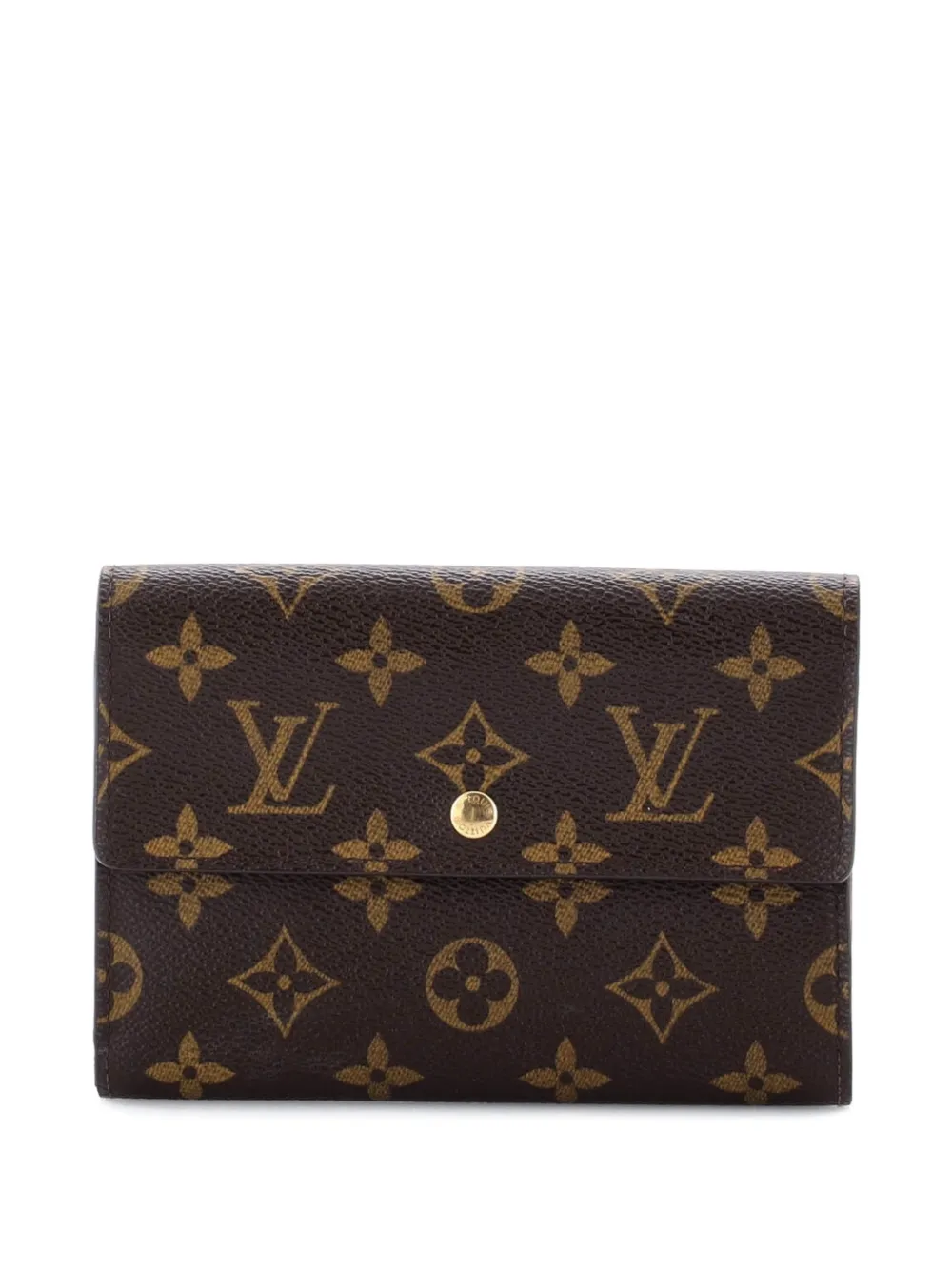 Louis Vuitton Pre-Owned Porte Tresor Etui Papiers Wallet Monogram Canvas small wallets - Braun