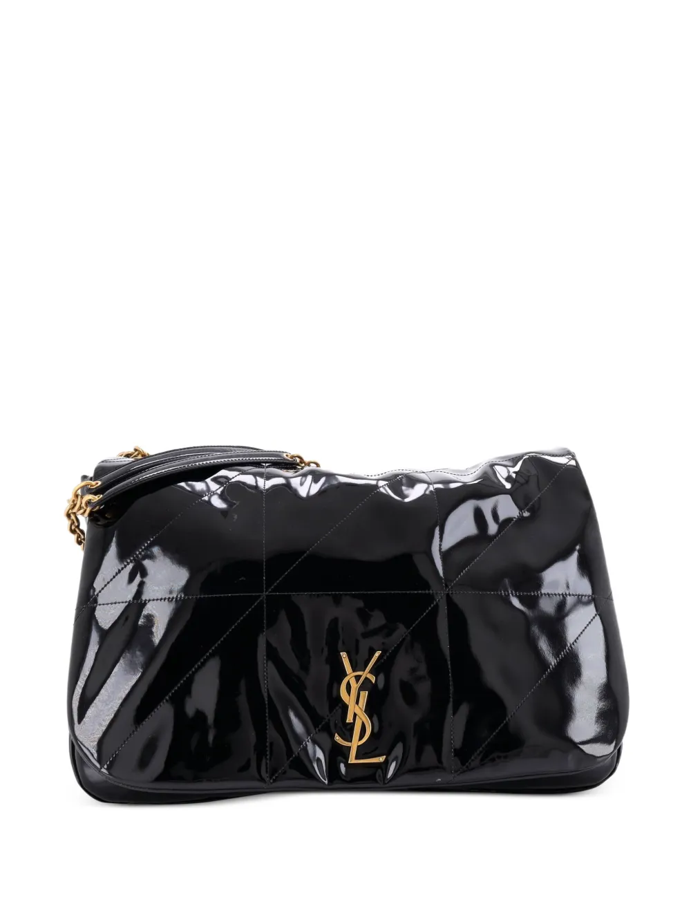 Saint Laurent Pre-Owned Jamie 4.3 Quilted Patent Large shoulder bag - Nero