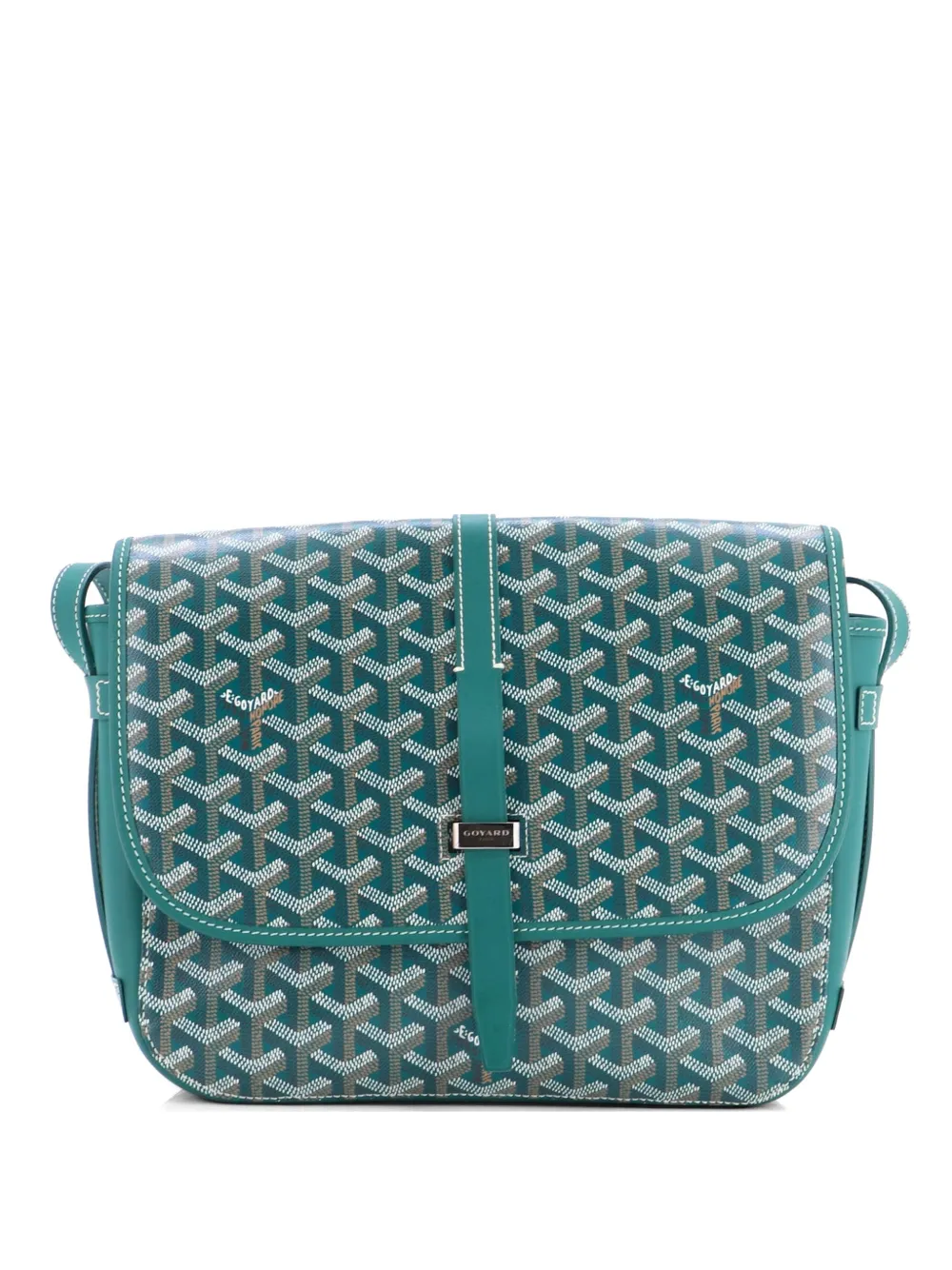 Goyard Pre-Owned Belvedere II Messenger Bag Coated Canvas MM crossbody bag - Verde