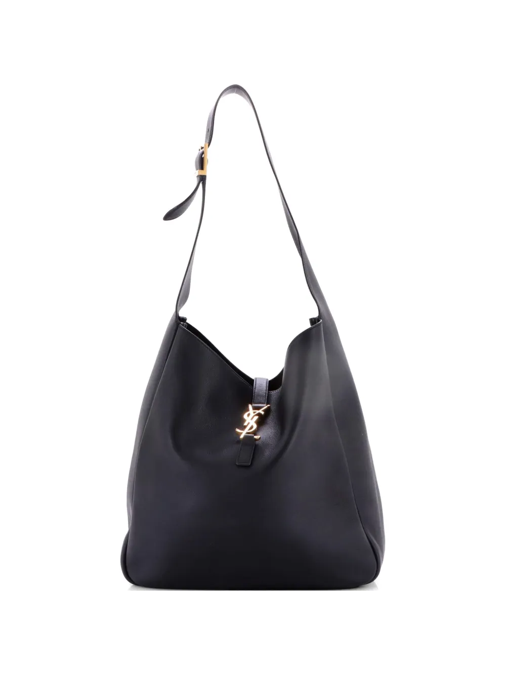 Saint Laurent Pre-Owned Le 5 a 7 Supple Leather Large hobo bag - Nero