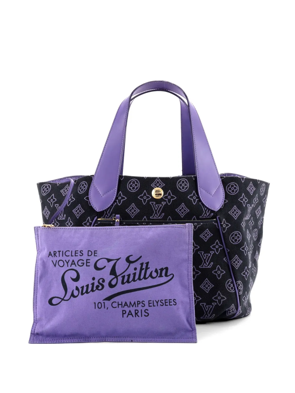 Louis Vuitton Pre-Owned Cabas Ipanema Canvas GM tote bag - Blu
