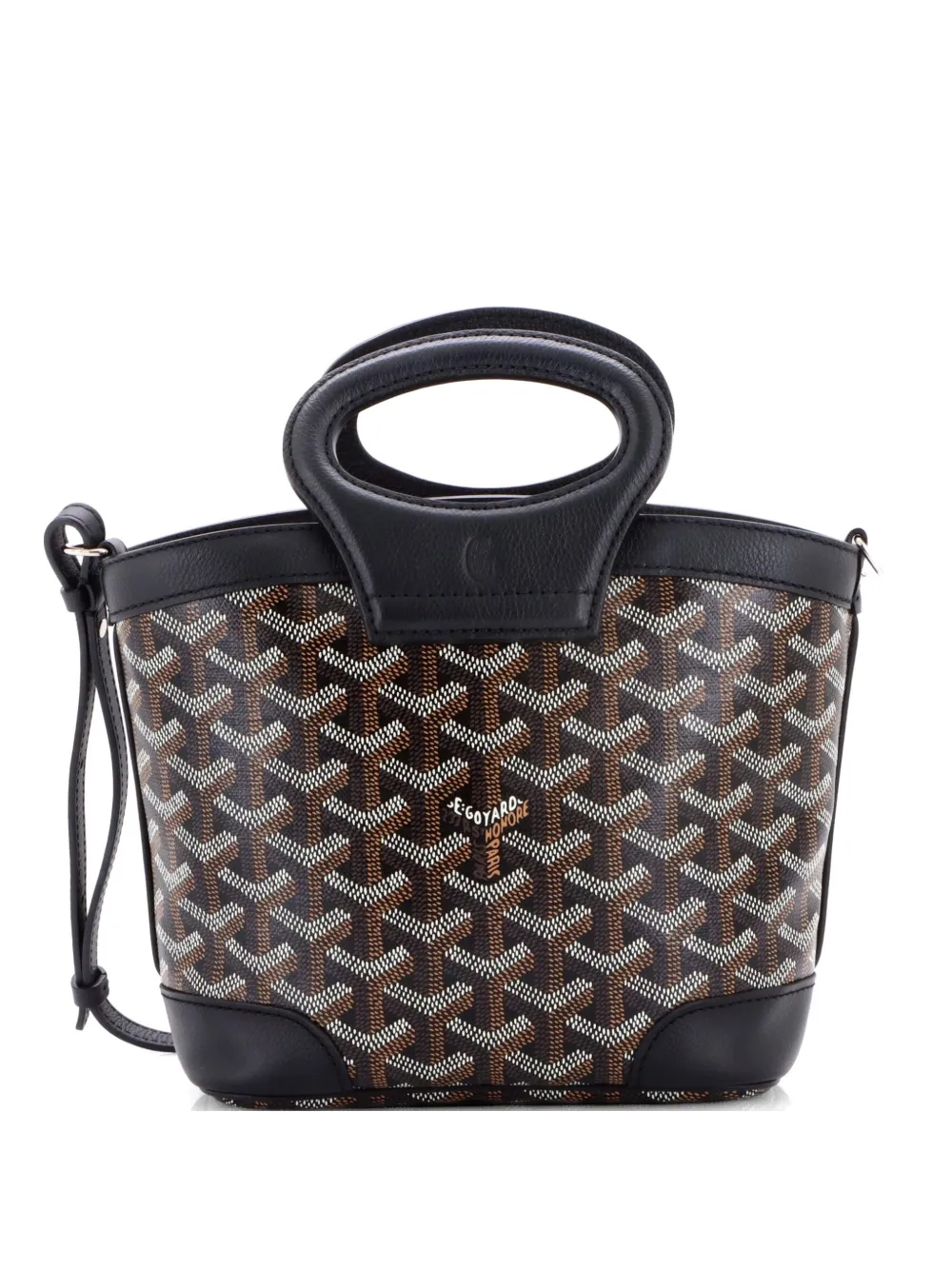 Goyard Pre-Owned Beluga Bag Coated Canvas Mini tote bag - Nero