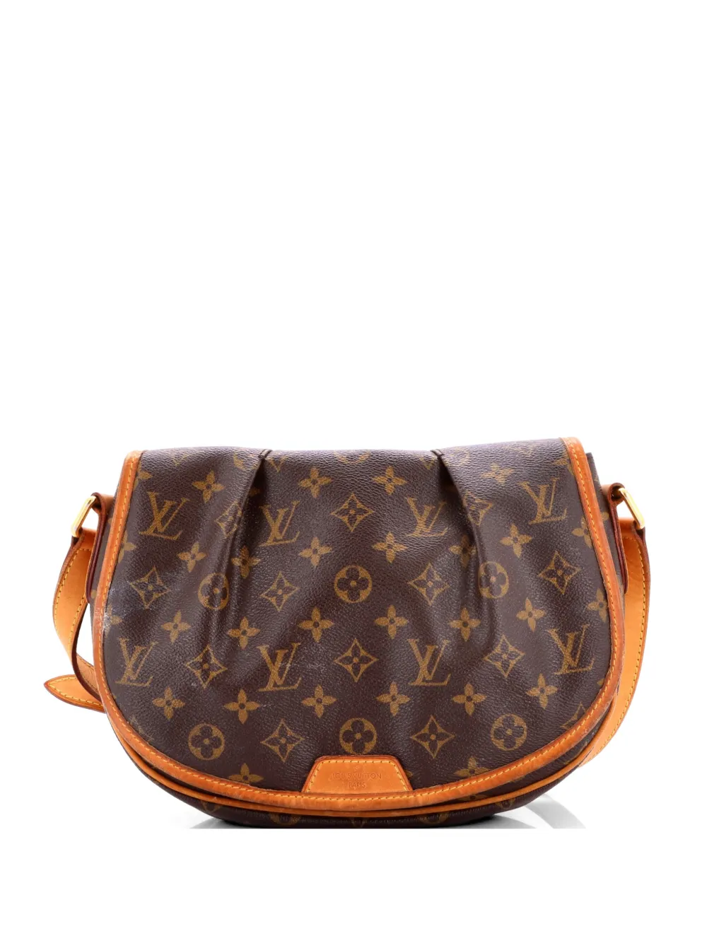 Louis Vuitton Pre-Owned Menilmontant Handbag Monogram Canvas PM shoulder bag - Marrone