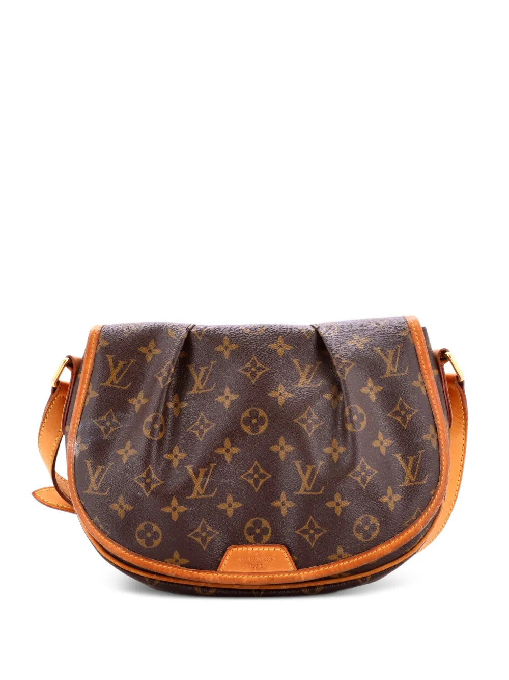 Louis Vuitton Pre-Owned Menilmontant Handbag Monogram Canvas PM shoulder bag - Marrone