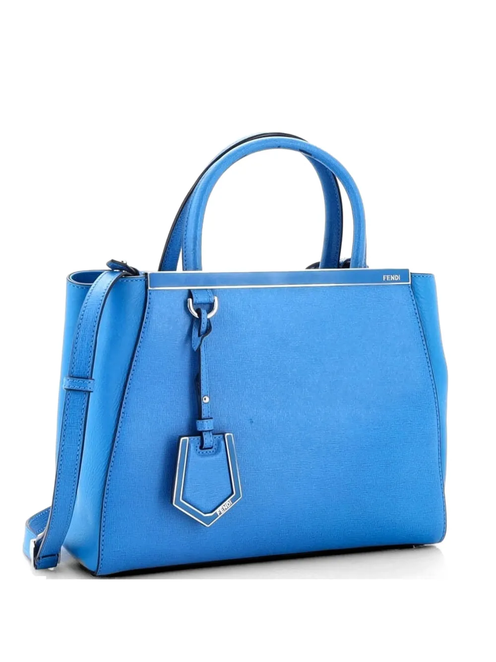 Fendi Pre-Owned 2Jours Bag Leather Petite satchel - Blau