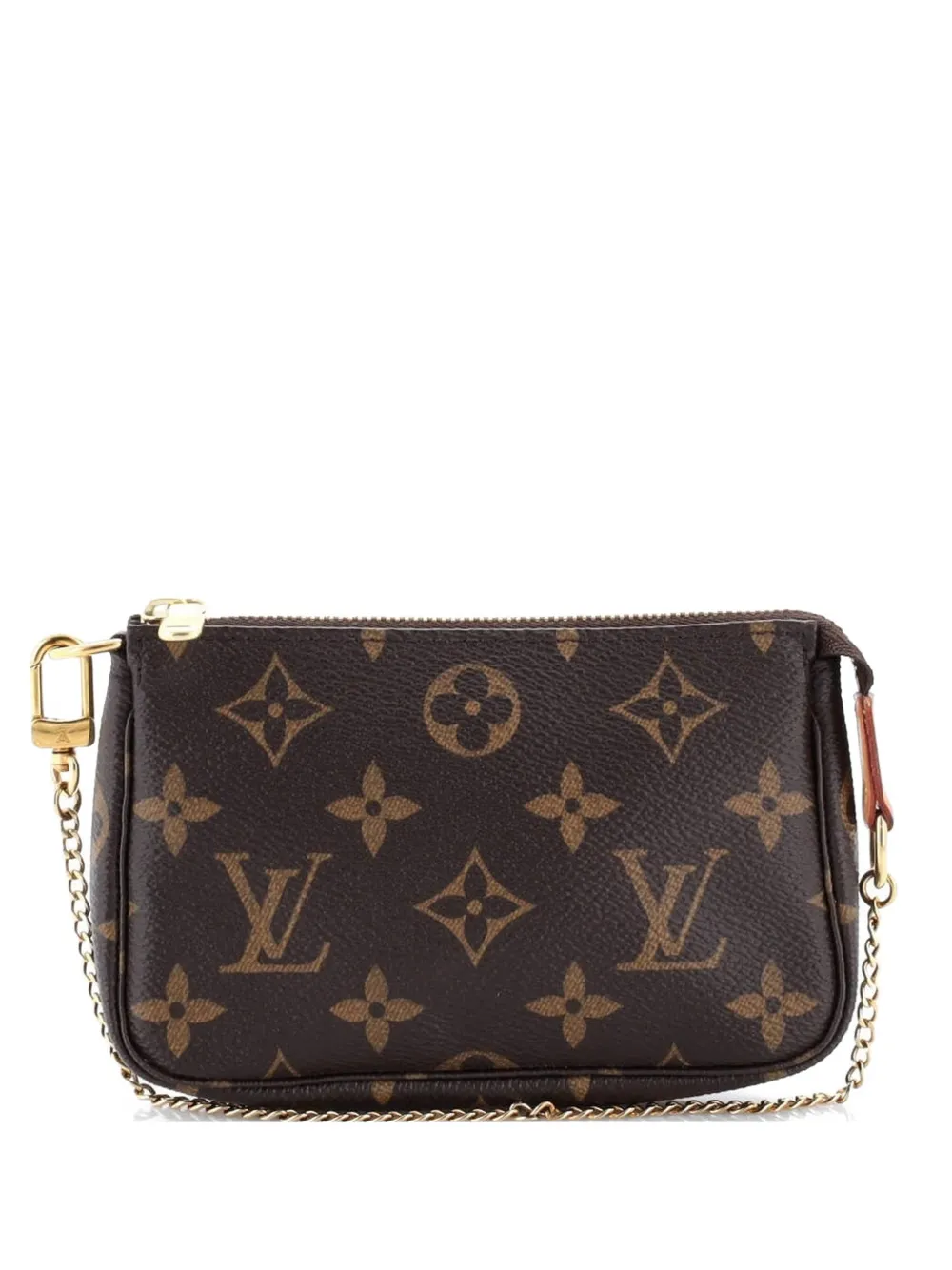 Louis Vuitton Pre-Owned Pochette Accessoires Monogram Canvas Mini clutch bag - Marrone