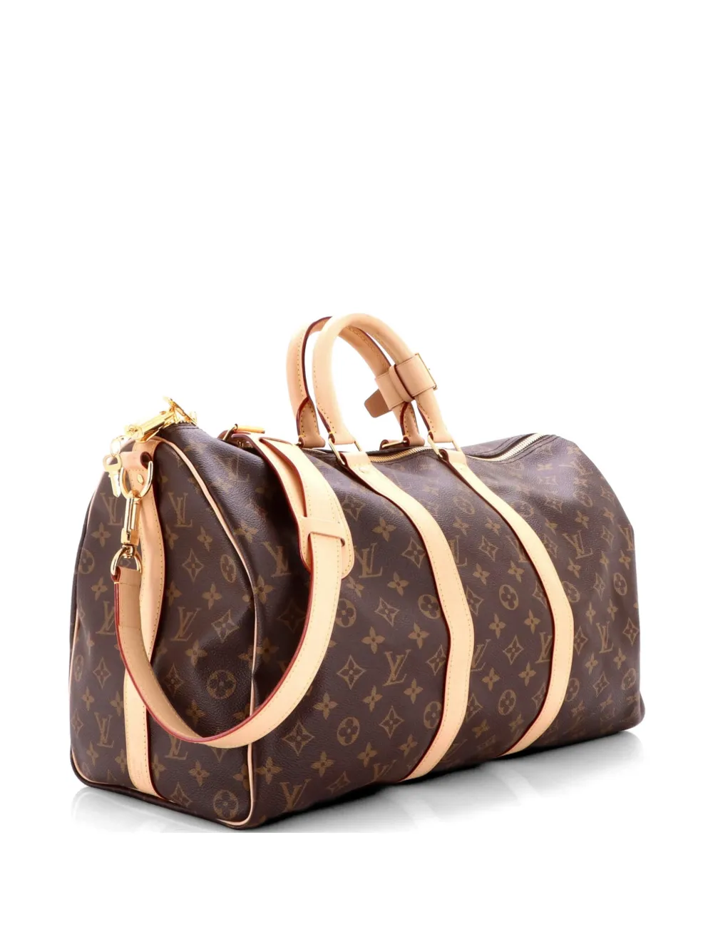 Louis Vuitton Pre-Owned Keepall Bandouliere Bag Monogram Canvas 45 travel bag - Marrone