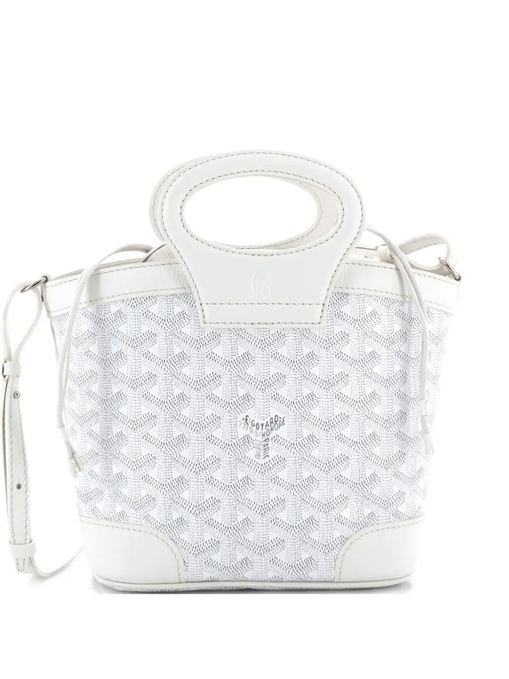 Goyard Pre-Owned Borsa tote Beluga mini in tela cerata - Bianco
