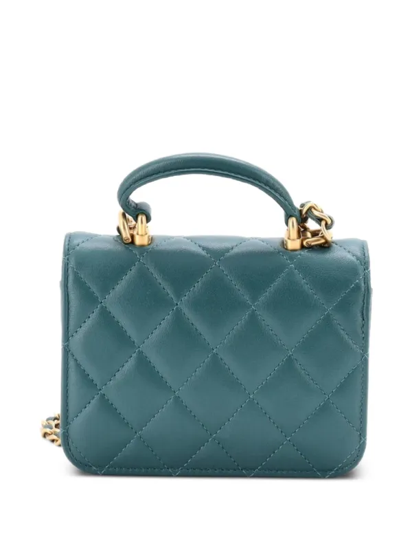 CHANEL Pre-Owned トップハンドル フラップ コインパース ウィズ