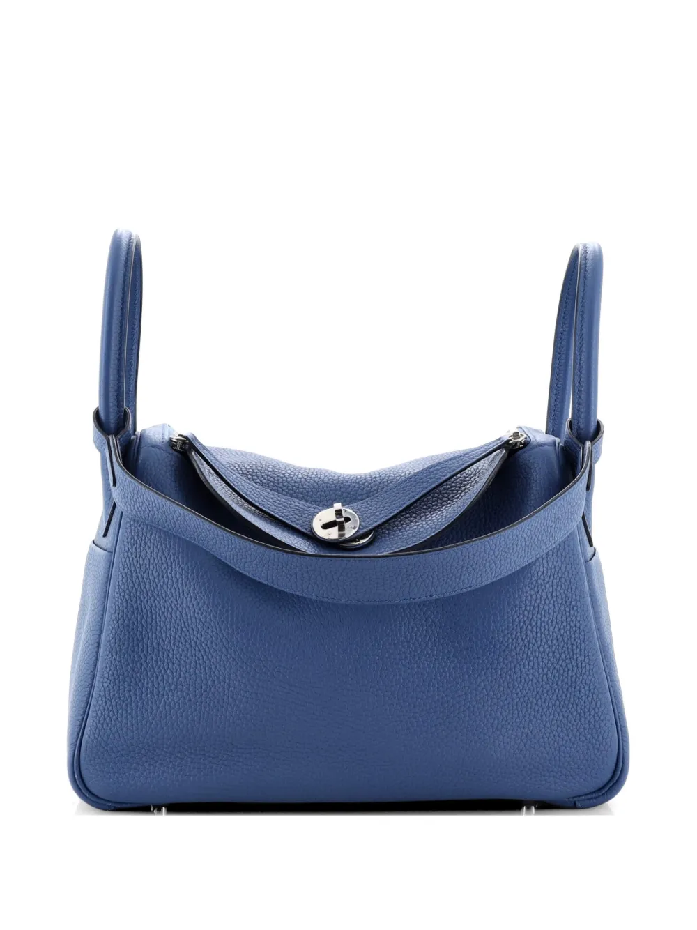 Hermès Pre-Owned Lindy Bag Verso Clemence 30 shoulder bag - Blu