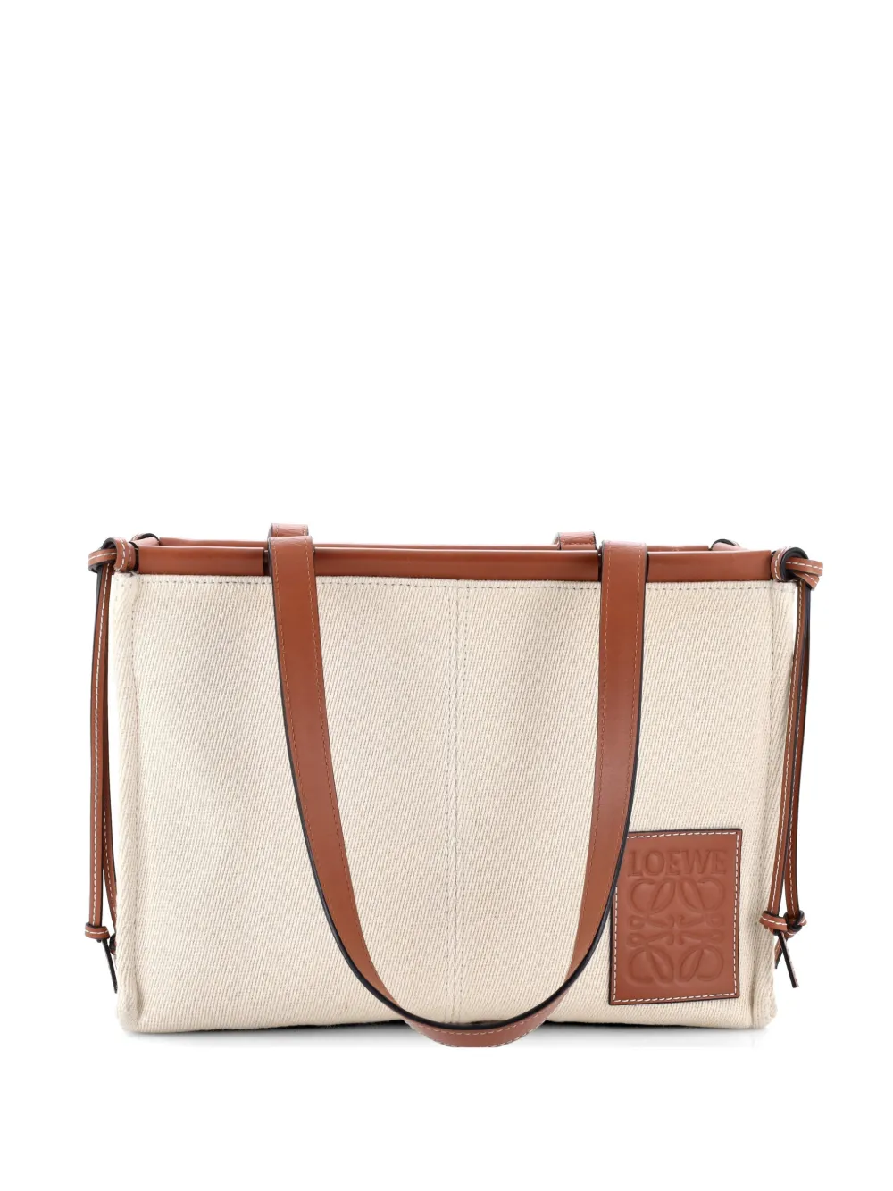 Loewe Pre-Owned Borsa tote Cushion grande in tela - Toni neutri