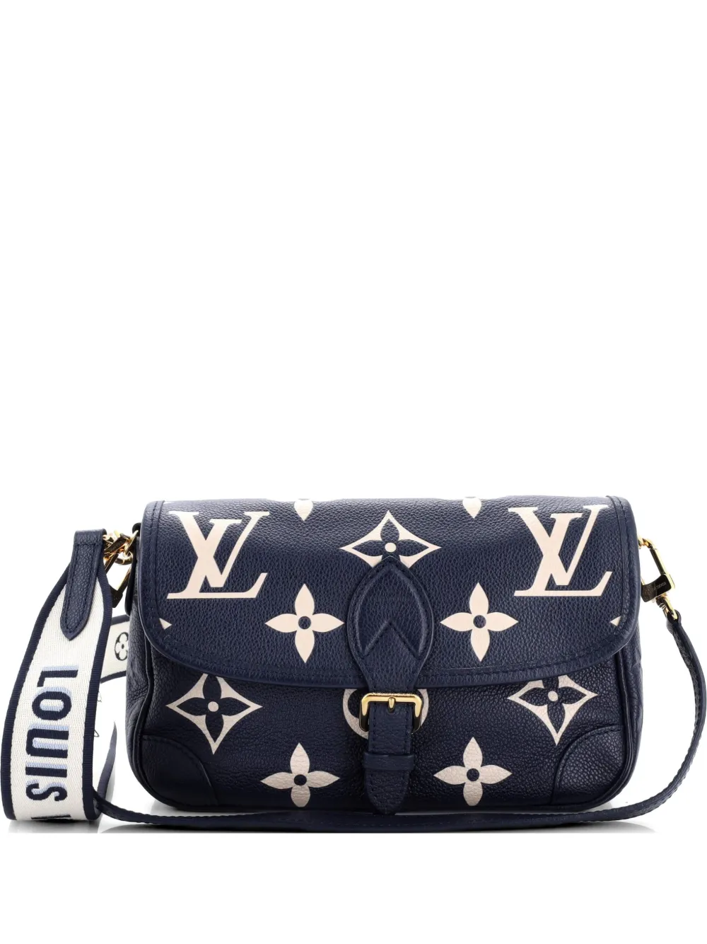 Louis Vuitton Pre-Owned Diane NM Handbag Bicolor Monogram Empreinte Giant shoulder bag - Blau