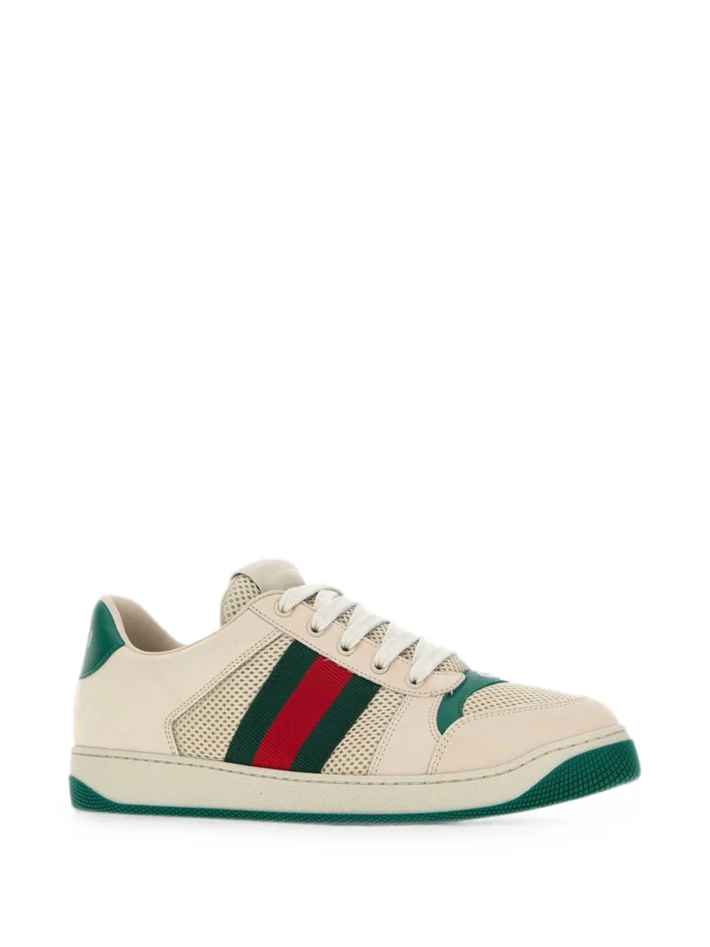 Gucci Screener mesh-panel sneakers Beige