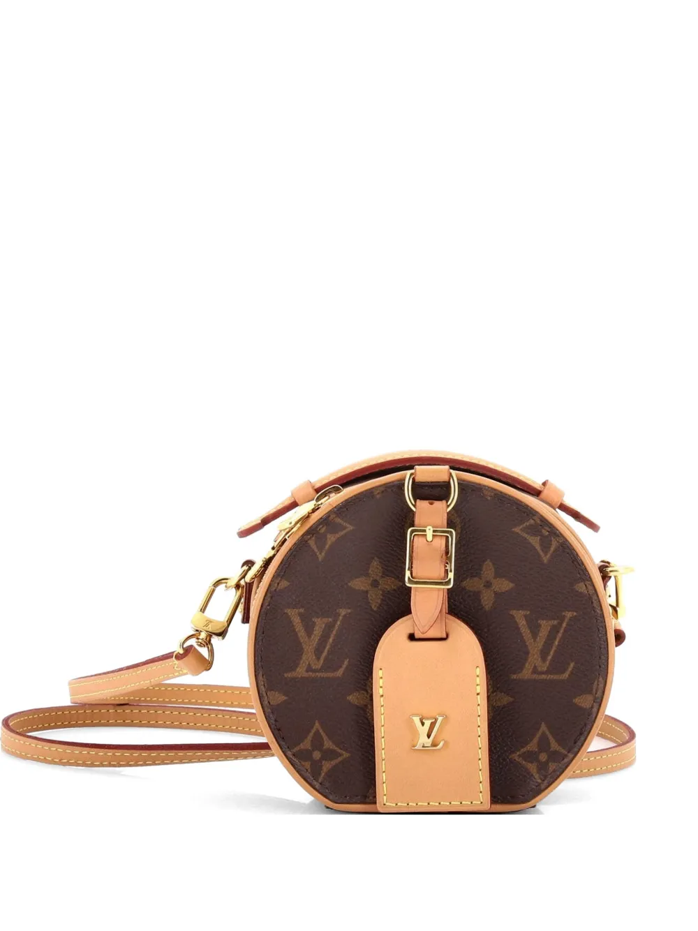 Louis Vuitton Pre-Owned Mini Boite Chapeau Bag Monogram Canvas crossbody bag - Marrone