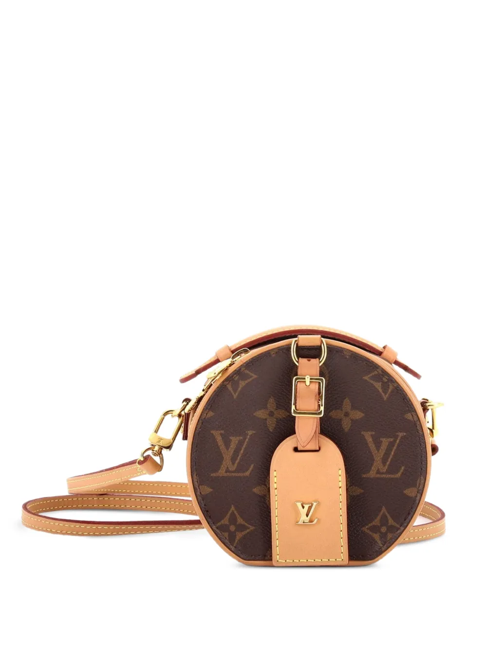 Louis Vuitton Pre-Owned Mini Boite Chapeau Bag Monogram Canvas crossbody bag - Marrone