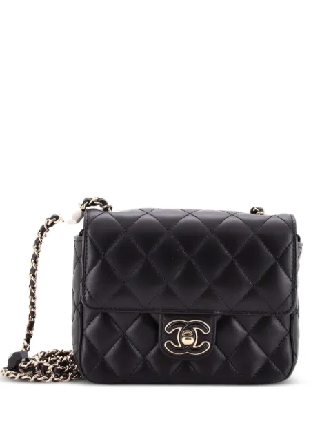 CHANEL Pre-Owned Candy Heart Flap Bag Quilted Lambskin Mini shoulder bag