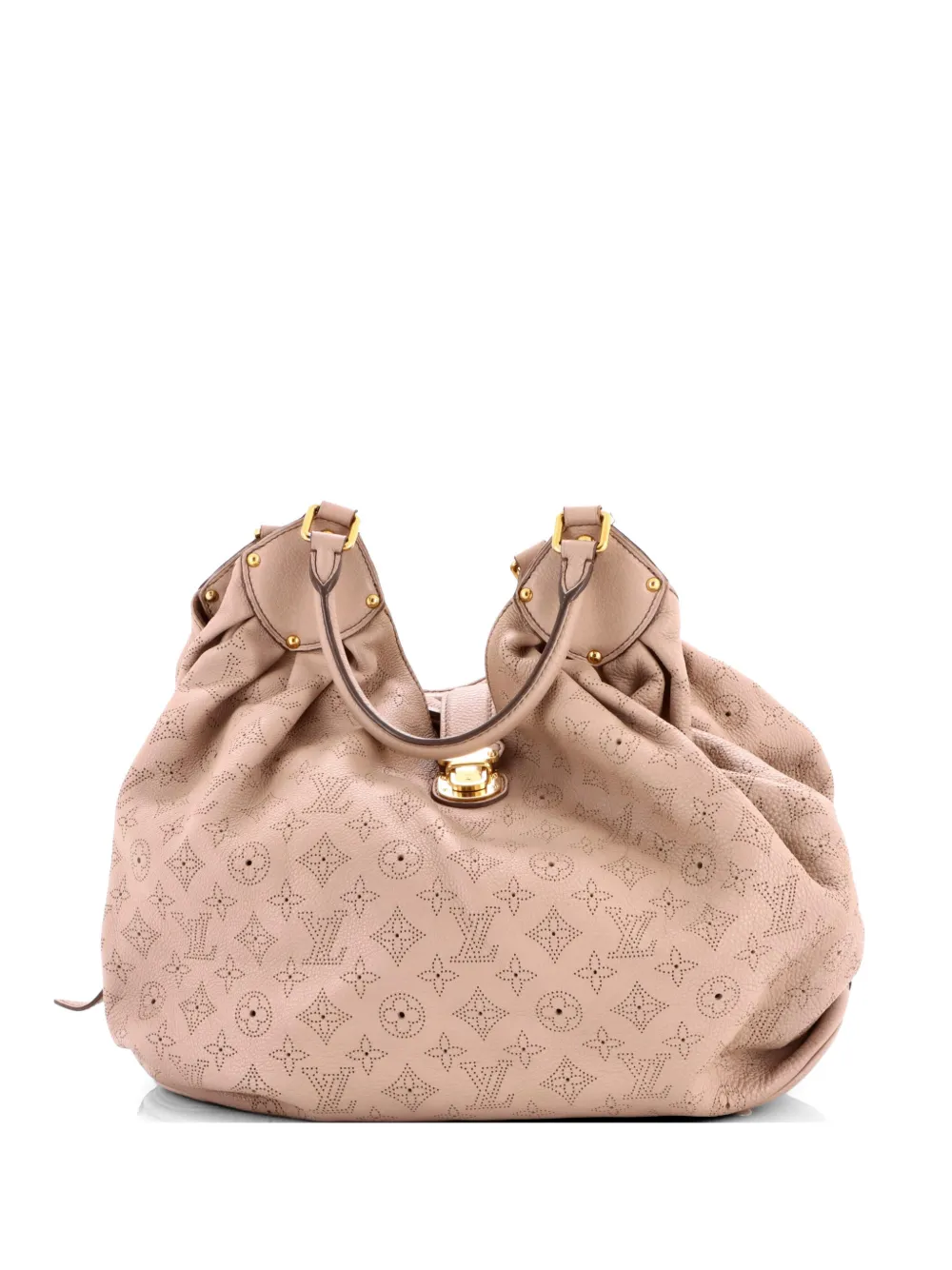 Louis Vuitton Pre-Owned XL Mahina Leather hobo bag - Toni neutri