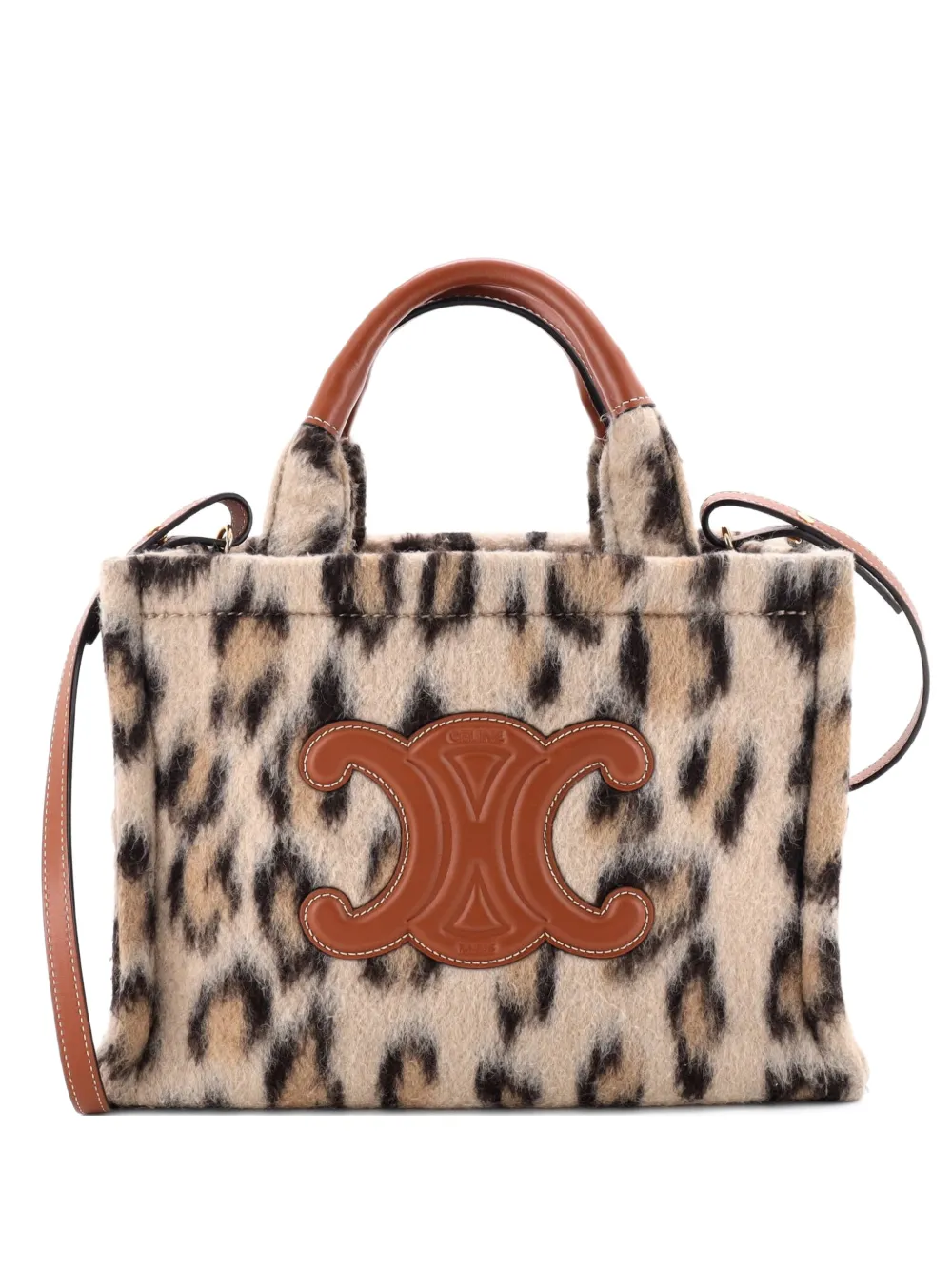 Celine Pre-Owned Cabas Thais Printed Wool Small tote bag - Multicolore