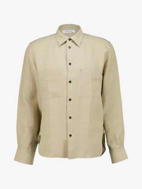 Ferragamo Hemdjacke mit aufgesetzten Taschen