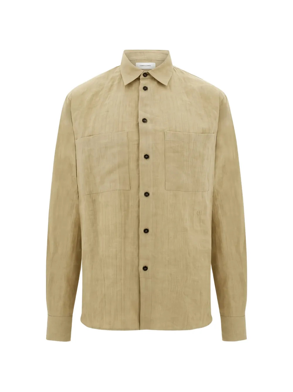 Ferragamo button-up patch-pocket shirt - Neutrals